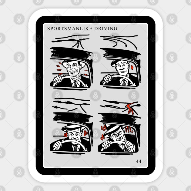 Sportmanslike Driving: Asleep At The Wheel Sticker by TeeShawn